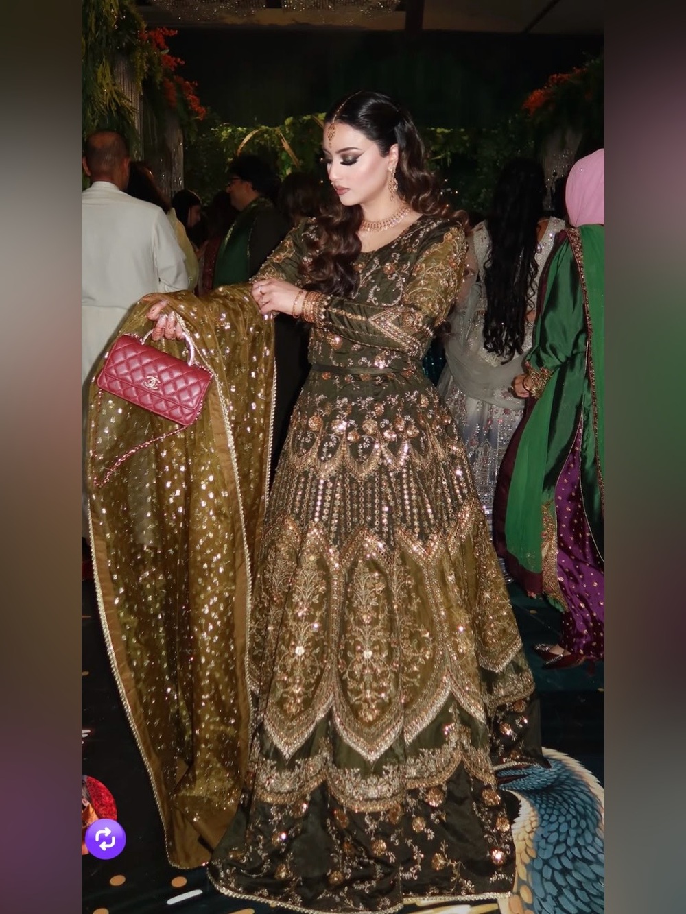 MOHSIN NAVEED RANJHA COUTURE PAKISTANI AUTHENTIC DESIGNER WEDDING FORMAL DRESS - Picture 4 of 14